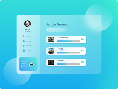 Glassmorphism UI Design | daily UI Challenge daily ui challenge design figma glassmorphism ui