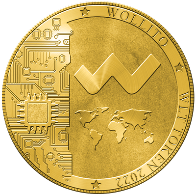 Realistic Gold crypto coin design coin crypto gold golden medal medallion metal metallic realistic