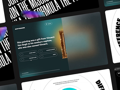 Design Comps for Webflow animation awwwards black white blend modes blur brutalistic design glass glassmorphism header hero homepage interaction interactive lander menu links quiz range slider reveal slider