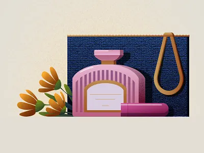 Spring fragrance design icon illust illustration vector