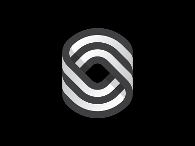O goemetric letter logo logodesign mark mdc miladrezaee o twist