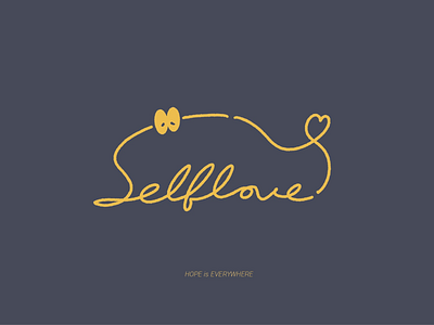 Selflove design graphic graphic design illustration procreate typography