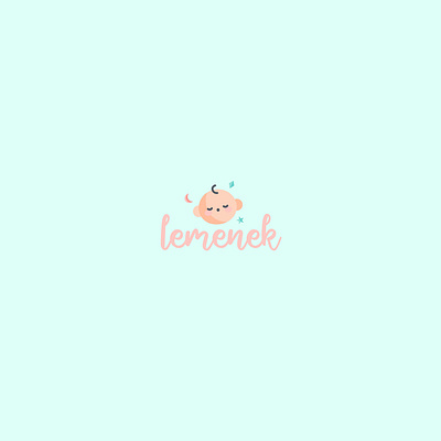 Lemenk Babystore branding composition design graphic design illustration logo