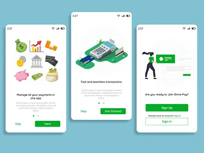 Splash screen UI design mobile design ui design visual design