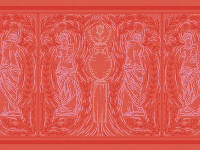 armless ladies artwork color color palette colro graphic design greek illustration monoline procreate texture vector