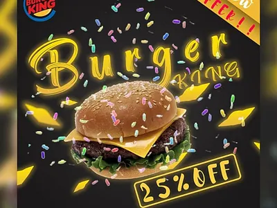 Social media poster for Burger shop!!!!! app branding design icon illustration logo poster social media poster typography ui ux vector web post