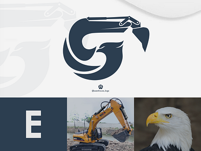 e+ eagle + excavator branding brandmark contructions design designispiration e eagle excavator graphicdesigner icon identity illustration logo logodesigns logoinspirations logos logotype simple