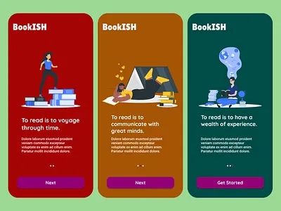 Reading app splash screen mobile design splash screen ui design visual design
