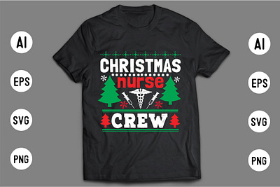 Christmas SVG T shirt Design Template christmas t shirt svg bundle