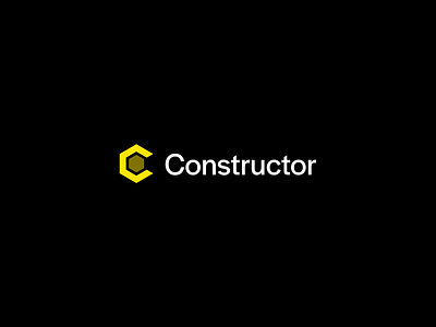 Constructor - Brand Identity black brand brandidentity branding businesscard construction designer exavator graphic design illustrator logo logodesign logotype logousage mark minimalist poster worker workers yellow