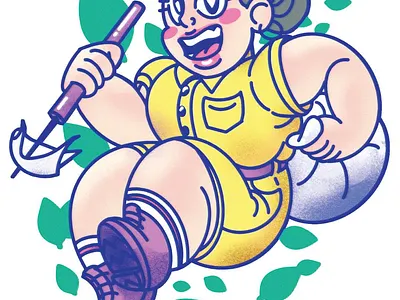 Leave No Trace cartoon climate crisis design digital painting environment illustration illustrator nature type typography vintage