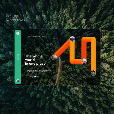 Landing page for the travel community adaptiv figma graphic design landingpage ui webdesign