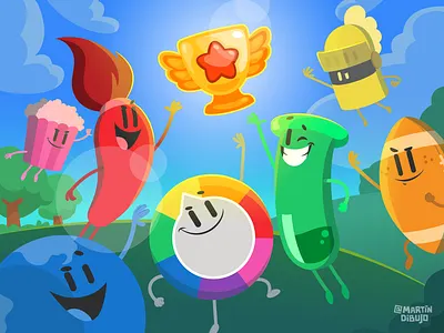 Trivia Crack promo design gaming illustration vector