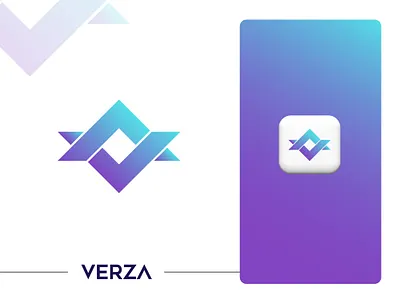 VERZA | Letter VA | Modern Letter Mark Logo awesome logo best logo design branding creative logo design custom logo deltabuddy deltabuddys design flat graphic design illustration illustrator letter logo design logo logo design minimalist modern logo professional logo vector yousuf