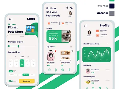 Pet & Animal App Design app appdesign branding design graphic design illustration logo mobileapp ui uiinspiration ux vector