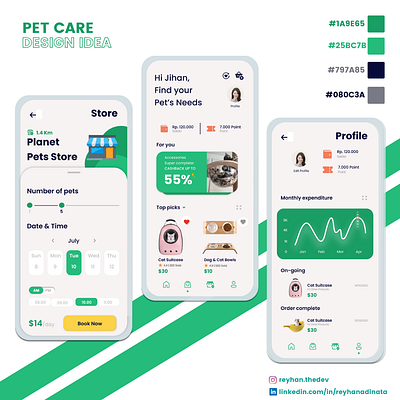 Pet & Animal App Design app appdesign branding design graphic design illustration logo mobileapp ui uiinspiration ux vector