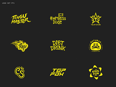 Logo Set - Part #1 buy esports games illustration logo neo sale sports team typography wordmark