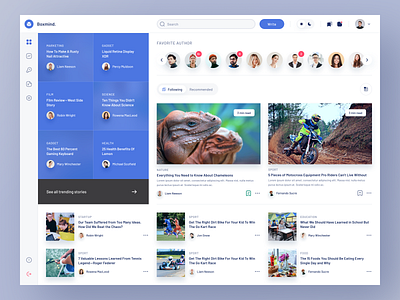 Boxmind - Online Publishing Web App app application article author dashboard design layout medium nature publishing social media twitter ui uidesign uiux ux uxdesign web web app website