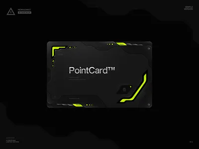 PointCard™ — Card Design branding card credit card cyberpunk design graphic design ui