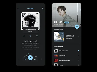 Music Apps app design illustration mobileapps mobileappsdesign musicapps musicplayer ui uiux ux