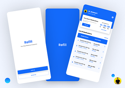 Refill 3d animation branding design graphic design illustration motion graphics ui ui design uidesign ux ux design