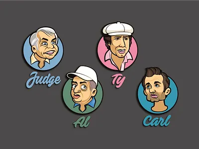 Caddyshack Patches adobe illustrator design embroidery icon illustration logo patch pop culture typography vector