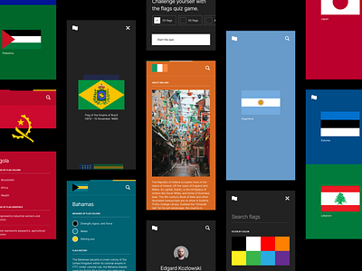 flagsofthe.world mobile explorations flags ui