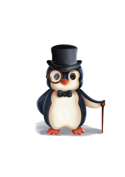 Penguin. Character design book illustrations character design childrens book art childrens book illustrations cute characters illustration penguin illustration proper penguin