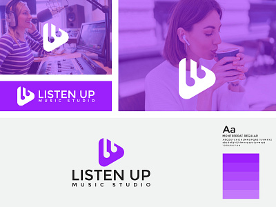 Music Logo Mark abstract abstract logo app icon brand identity branding business logo creative logo design ecommerce icon identity logo logo design logodesign logos minimal modern logo music radio startup