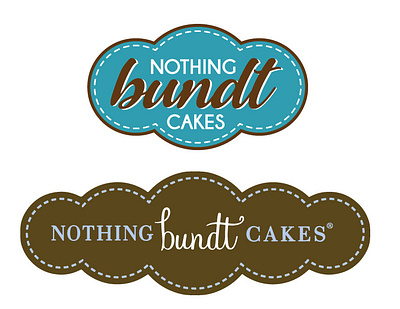 Nothing Bundt Cakes branding d design graphic design illustration logo minimal