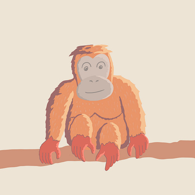 Orangutan Sumatera Indonesia animal animation conservation deforestastion forest jungle orangutan procreate