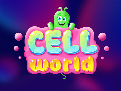 "Cell World" Mobile Card Game. Game UI. 2d 2dgame branding buttons cardgame cell characters conceptart design game gamedesign gamedev gamelogo gameui hud illustration logo popups ui virus