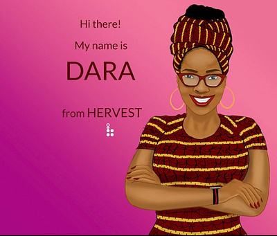 Dara - from Hervest design illustration