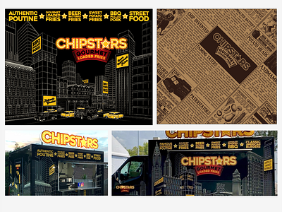 Food Truck, Van & Food Wrap adobe illustrator branding design food service food truck illustration logo typography van vector wrap