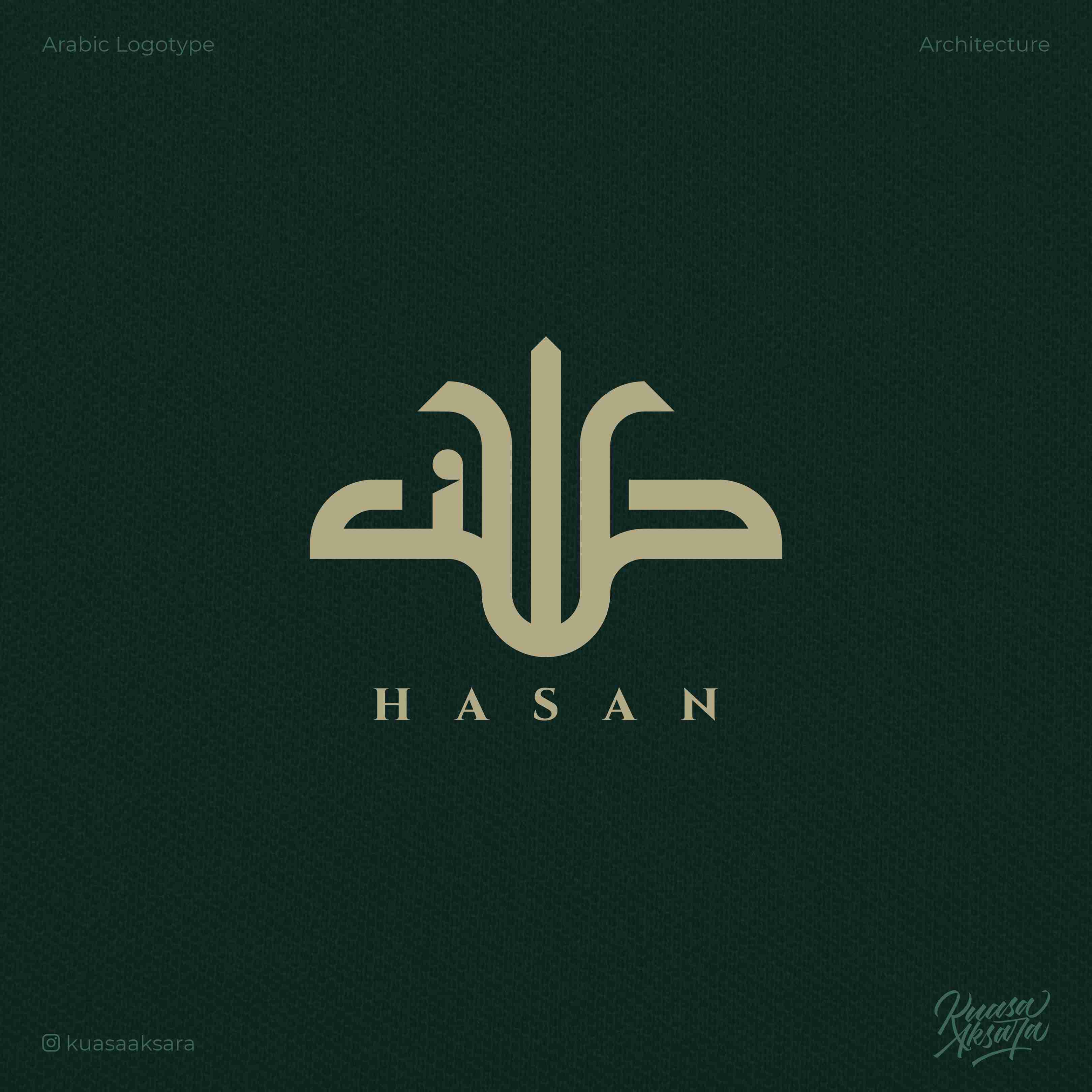 Hasan Construction Engineering Arabic Logo by Setyo Budi Utomo | Arabic Logo  and Calligraphy Designer on Dribbble, image size:3240x3240