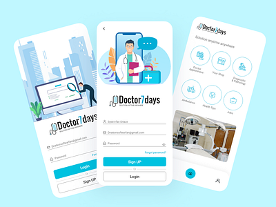 Doctor appointment app app app desing appointment app doctor app health app ui uiux ux