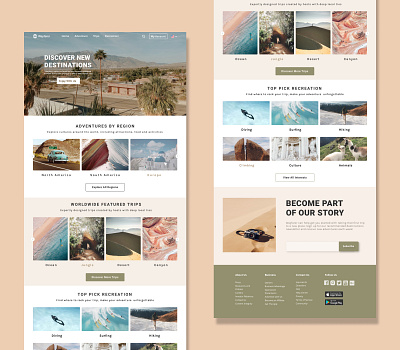 Wayfarer Travel Agency design product deisgn travel ui web website