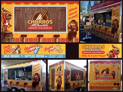 Food Truck adobe illustrator branding cartoon design food truck illustration logo mascot typography vector vinyl wrap