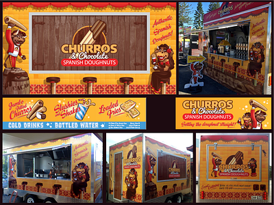 Food Truck adobe illustrator branding cartoon design food truck illustration logo mascot typography vector vinyl wrap