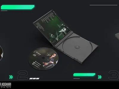 Qarmon - Hassan Khojasteh (Music Album) acordion album branding graphic design logo logo graphic music