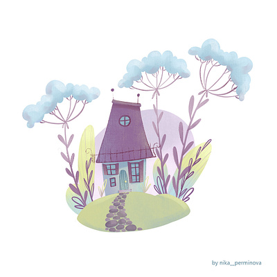 FANNY GARDEN 3 book illustration graphic design illustration photoshop plants procreate stylized