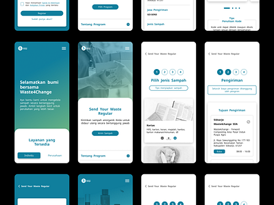 Redesign: Waste4Change app design product design study case ui ux