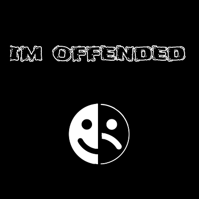 Im offended design design icon illustration logo vector