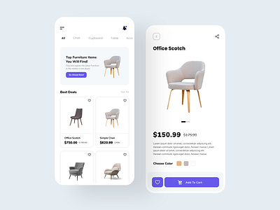 Furniture App android app app ui design ios app minimal ui mobile mobile app development mobile app experience mobile app ui mobile application mobile ui ui ui ux design uidesign uiux uiuxdesign user experience user interface ux design uxdesign