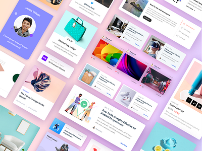 Droit Addons Widget Components card design droit addons elementor addons figma graphic design illustration perspective ui ui design uiux ux ux design web design widgets wordpress