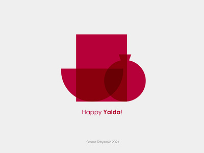 Yalda Night branding design graphic design illustration minimal minimal design pomegranate red vector watermelon yalda yalda night