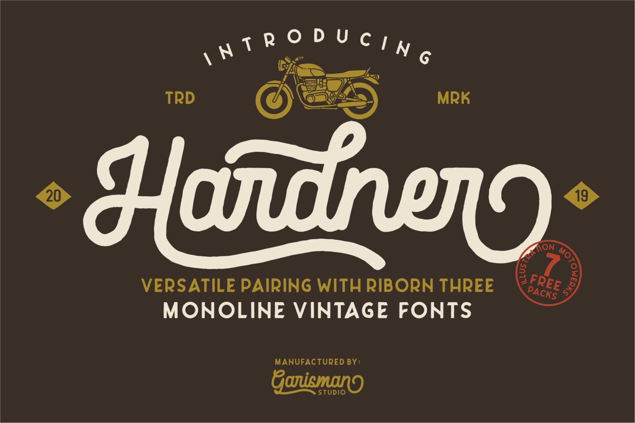 Hardner Vintage Typeface app branding design display font graphic design illustration logo serif typeface typography ui ux vector vintage