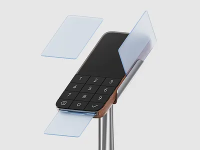 Payment terminal concept 3d concept industrial design product product design terminal visualisation