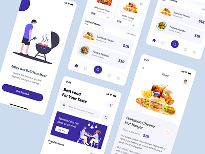Food Delivery App animation burger app tracking app chef app food app food delivery food app food delivery app food delivery application food design food order graphic design illustration mobile app pizza recipe recipe app tracking app ui uidesign ux ui mobile app
