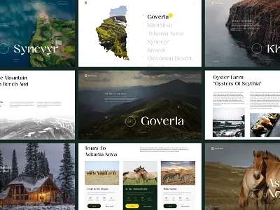 My Ukraine - travel agency animation inspiration motion graphics nature tourism travel ui ukraine ux uxui website